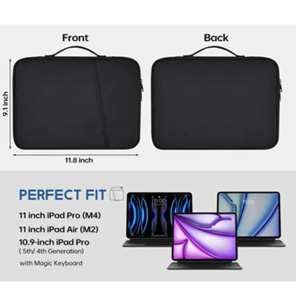 Schlanke Unisex Laptoptasche für 13 Zoll Notebooks; wasserdicht, stoßfest, ideal für Reise & Büro.