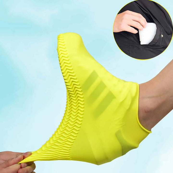 Herren Unisex Regenstiefel, elastisch & wasserdicht, bieten rutschfesten Schutz im Gelände.