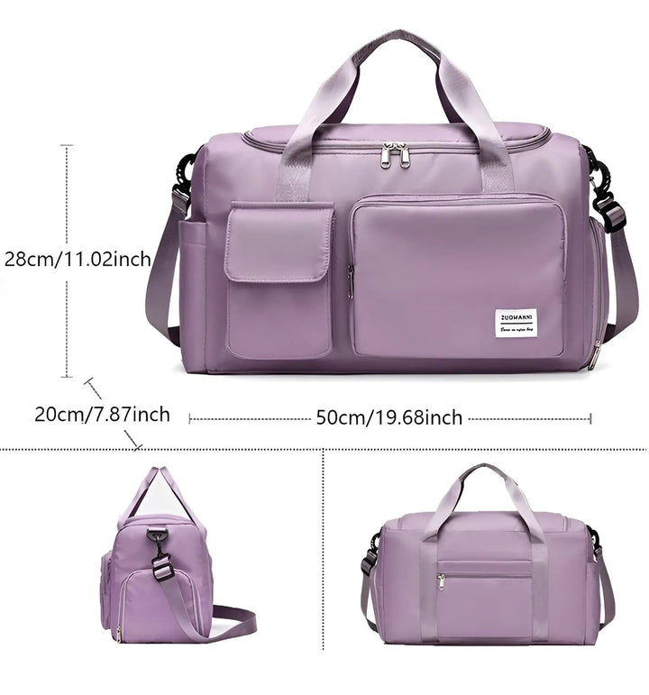 Stylische Unisex Sporttasche, wasserdicht & robust. Ideal als Handgepäck.