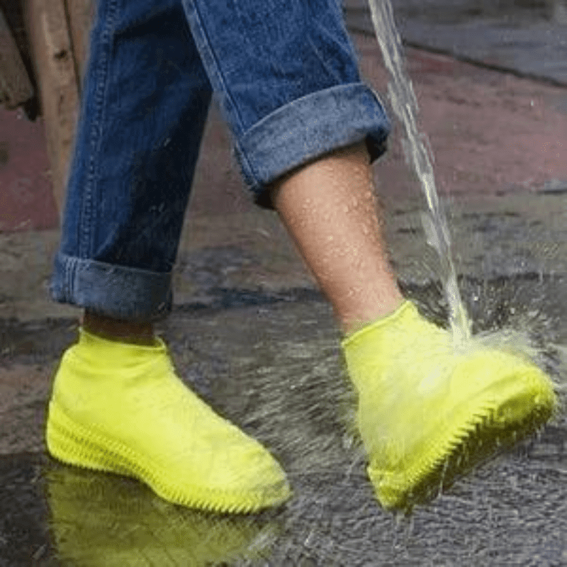 Rutschfeste, wasserdichte Schuhüberzieher, perfekt für Radfahren, Wandern und Pendeln bei Regenwetter.