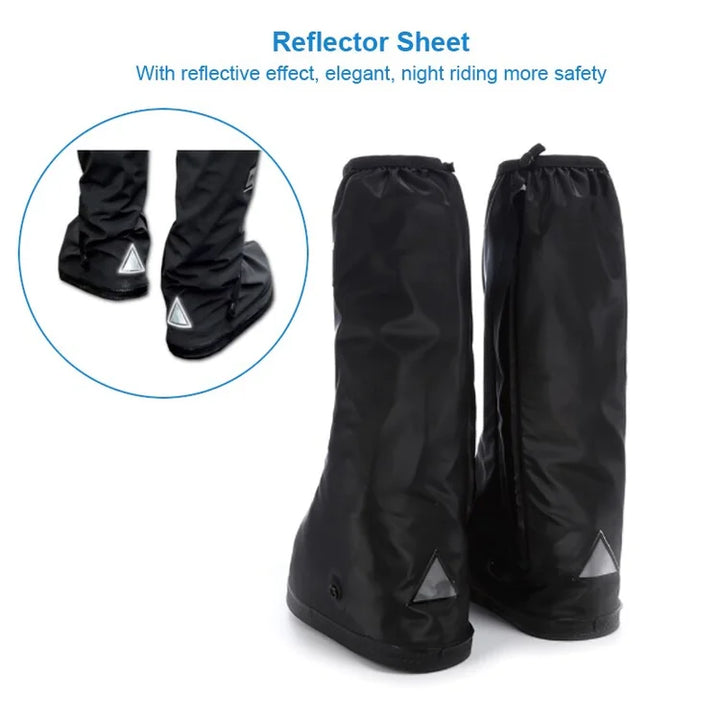 Kompakte, leicht anzuziehende wasserdichte Schuhschoner für unterwegs. Perfekter Allwetter-Schuhschutz.