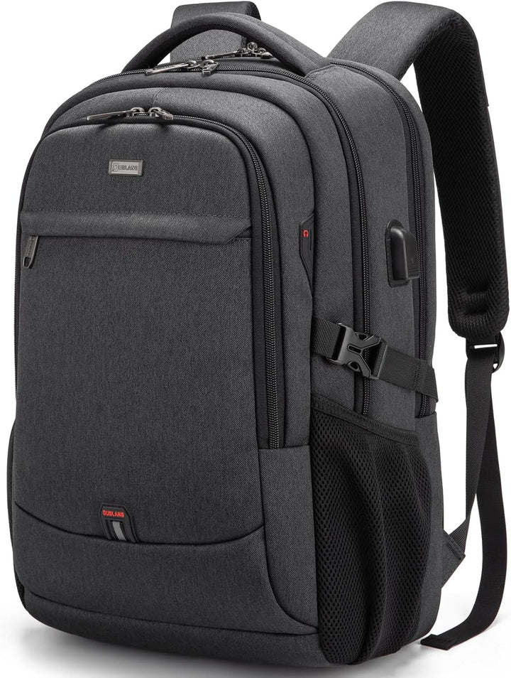 Unisex Rucksack von oben geöffnet, zeigt gut organisierte Innenfächer.