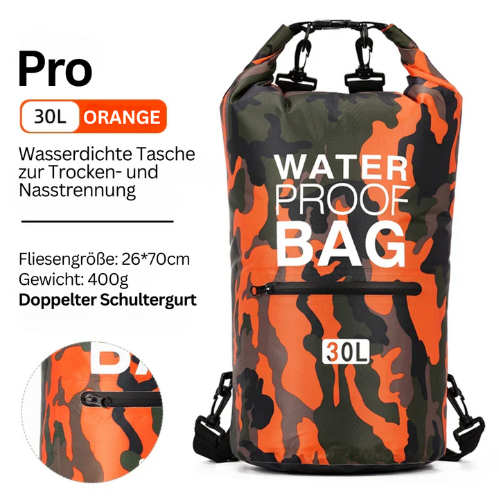 Bequemer, wasserdichter Unisex Rucksack mit gepolstertem Tragesystem für lange Outdoor-Abenteuer.