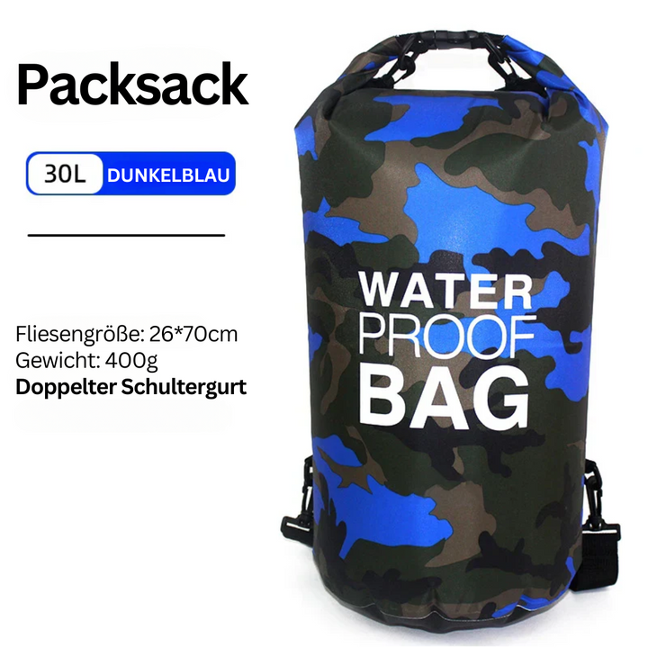 Idealer wasserdichter Unisex Rucksack für Reisen, mit Nass-/Trockenfach, schützt Gepäck effektiv und organisiert.