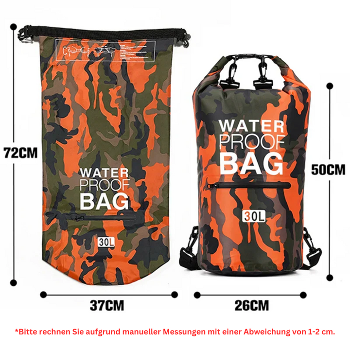 Geräumiger, wasserdichter Unisex Rucksack mit viel Platz, getrennten Fächern für Reisen & Outdoor.