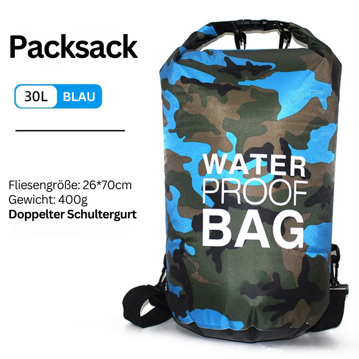 Vielseitiger, wasserdichter Outdoor Rucksack, unisex, perfekt für Camping, Wandern, Kajak & Reisen.