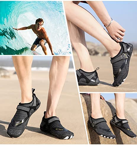 Komfortable, flexible Aquaschuhe unisex, mit rutschfester Sohle für Wassersport & Freizeit.