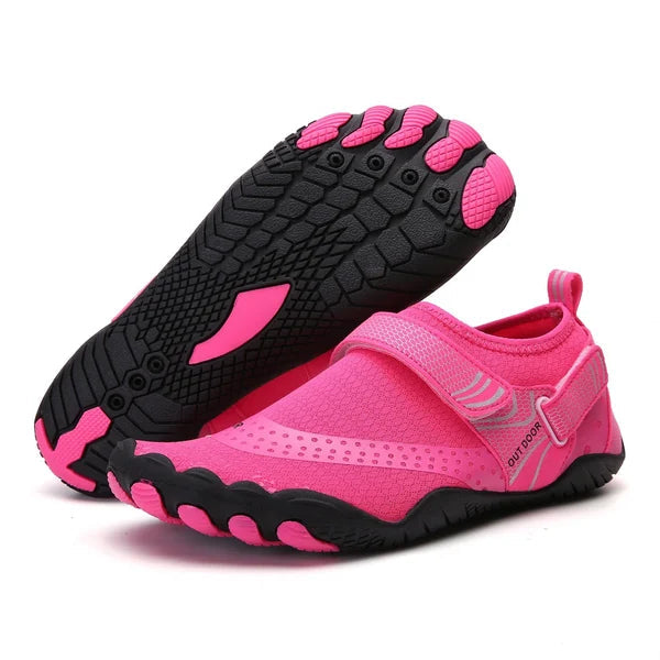 Schnelltrocknende, leichte Wasserschuhe unisex, atmungsaktives Material für Strand & Wassersport.