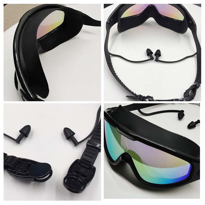 Wartungsarme Unisex Weitwinkel-Schwimmbrille mit dauerhaftem Antibeschlag, UV-Schutz & Komfort beim Schwimmen.
