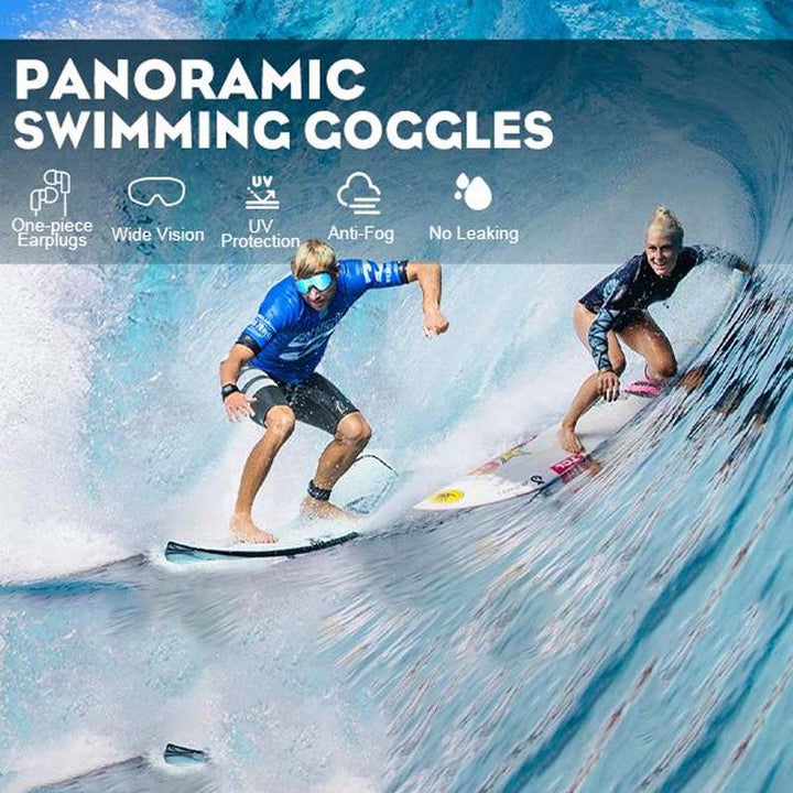 Unisex Schwimmbrille für Damen & Herren mit Weitwinkel, Antibeschlag, UV-Schutz & Komfort für Wassersport.