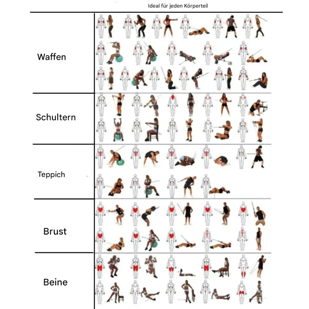 Widerstandsband für Mobilitätsübungen & Dehnung. Unterstützt flexible Workouts & Körpertraining.