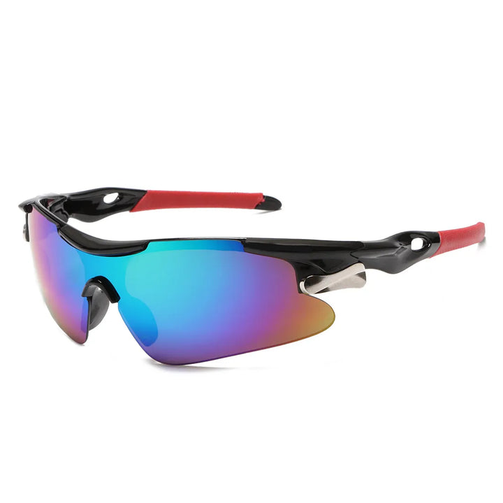 Ergonomische Radsportbrille, winddicht, UV-Schutz, ideal für lange Fahrradtouren und Mountainbiking.