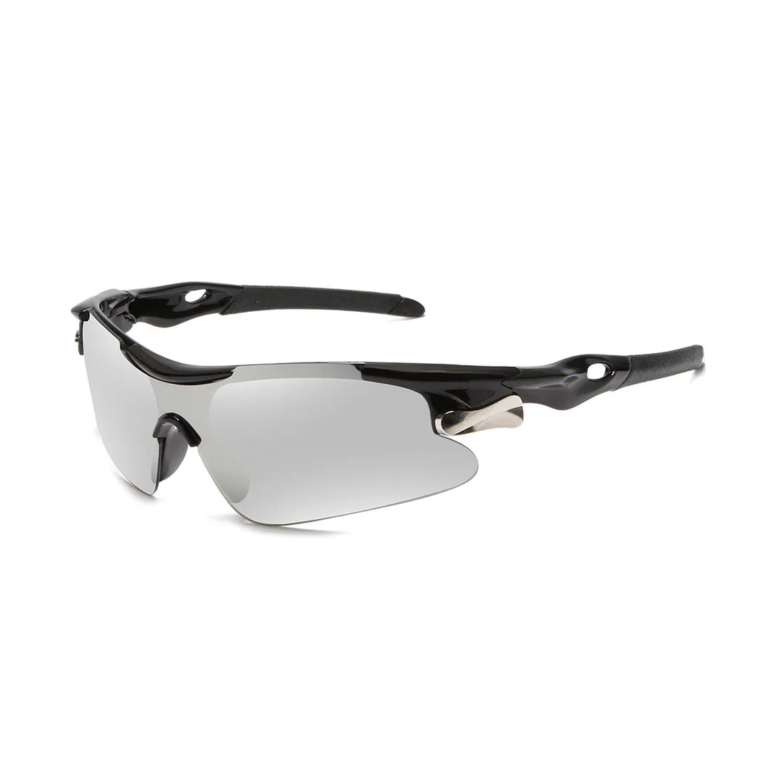 Sportbrille für Radsport: winddicht, bruchsicher, UV400-Schutz beim Mountainbiken und Rennradfahren.