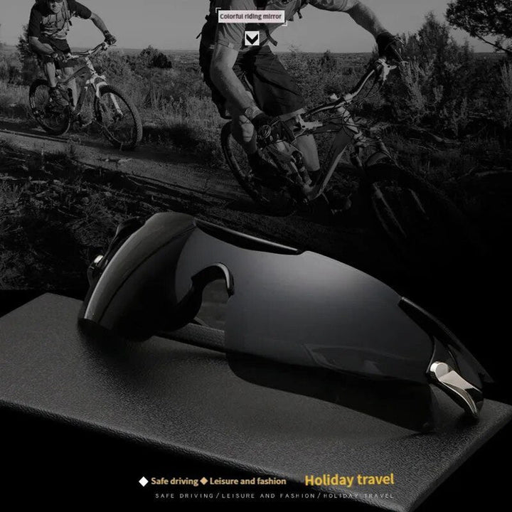 Rennrad- und Mountainbike-Brille, winddicht, UV-Schutz, sportlich, für Herren & Damen, hoher Komfort.