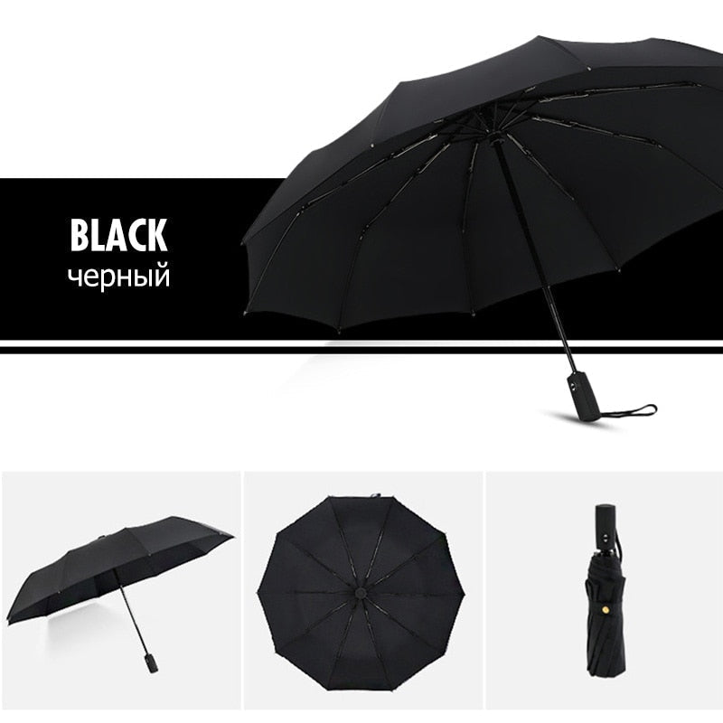 Automatischer Unisex-Regenschirm, robust, winddicht & wetterfest, perfekter Wetterschutz für unterwegs.