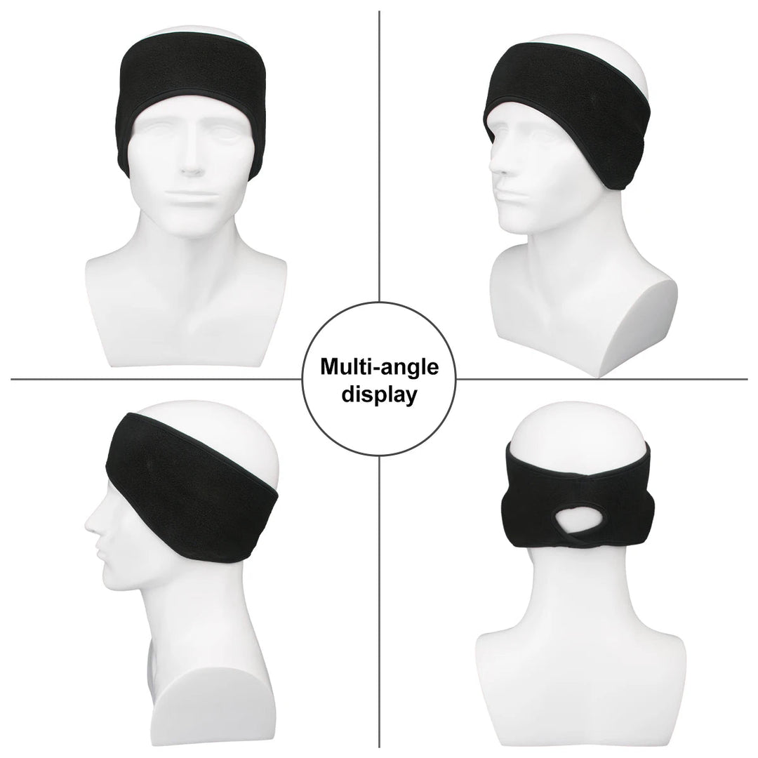 Bequemes unisex Ohrwärmer-Stirnband; winddichtes Polyester ideal für Outdoor-Sport & Winter Kälteschutz.