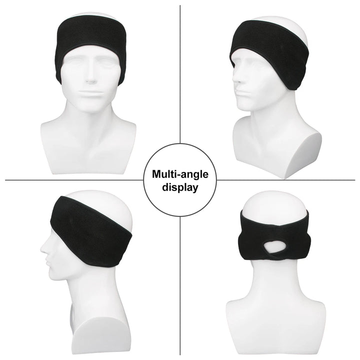 Bequemes unisex Ohrwärmer-Stirnband; winddichtes Polyester ideal für Outdoor-Sport & Winter Kälteschutz.