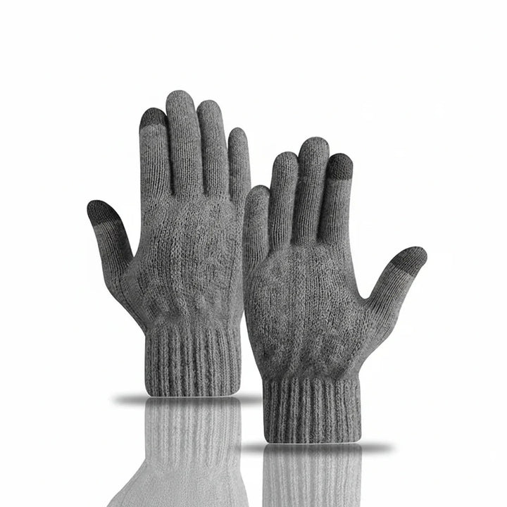 Komfortable Unisex-Handschuhe mit elastischem Bund, bieten optimalen Sitz und effektiven Kälteschutz im Winter.