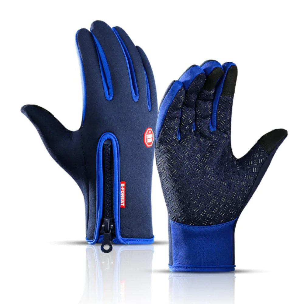 Blick auf das weiche Innenfutter der Unisex Winterhandschuhe für maximalen Kälteschutz & Komfort beim Outdoor-Sport.