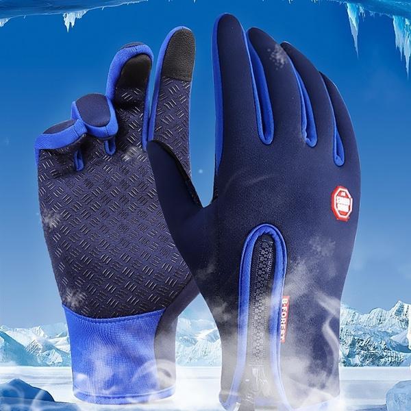 Unisex Winterhandschuhe im Schnee, wasserdicht, winddicht, mit Kälteschutz für Outdoor-Sport & Winteraktivitäten.