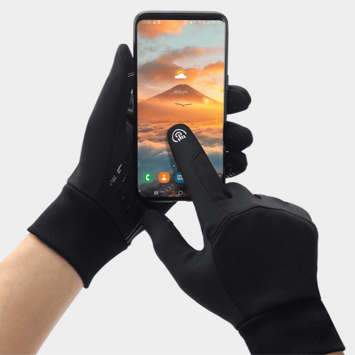Warme Unisex Touchscreen-Handschuhe für Smartphone-Nutzung im Winter, wind- und wasserdicht für Outdoor-Abenteuer.
