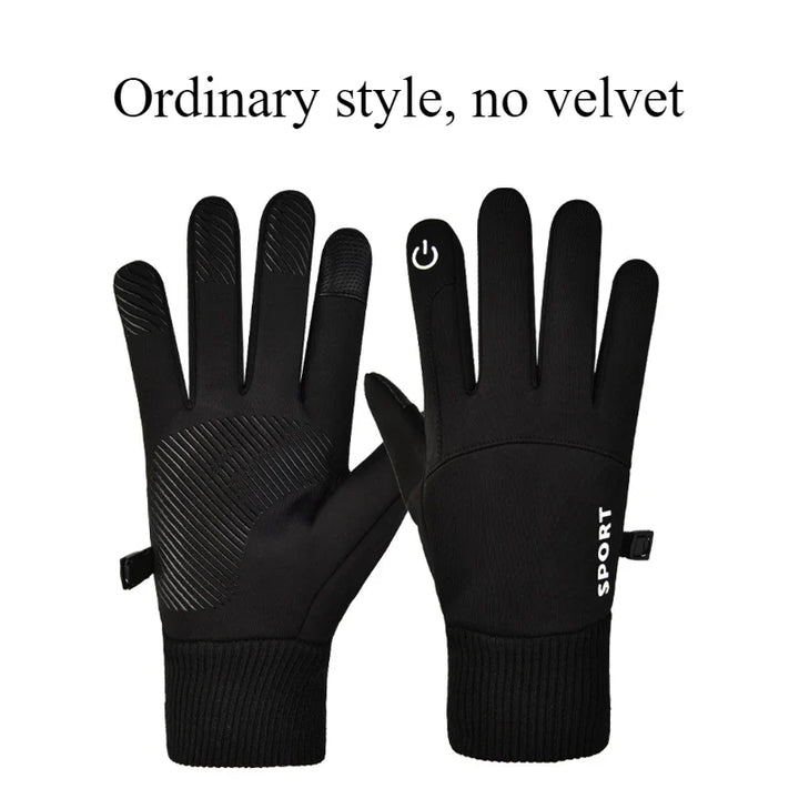 Besonders warme Outdoor-Handschuhe für den Winter, unisex, wasserdicht, winddicht & touchscreen-fähig.