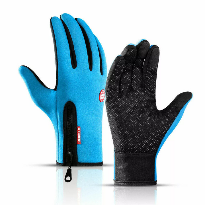 Komfortable Unisex-Winterhandschuhe mit Touchscreen-Funktion, wasserdicht und winddicht für warme Hände beim Sport.