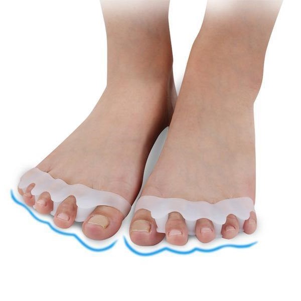 Unisex Zehenkorrektor zur Linderung von Hallux Valgus und Hammerzeh. Orthopädische Fußpflege für Schmerzlinderung & Komfort.