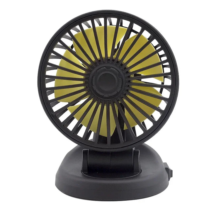 Leistungsstarker 12V/24V USB Auto-Ventilator für effektive Kühlung in PKW, LKW und Wohnmobil. Perfekter Fahrzeuglüfter.