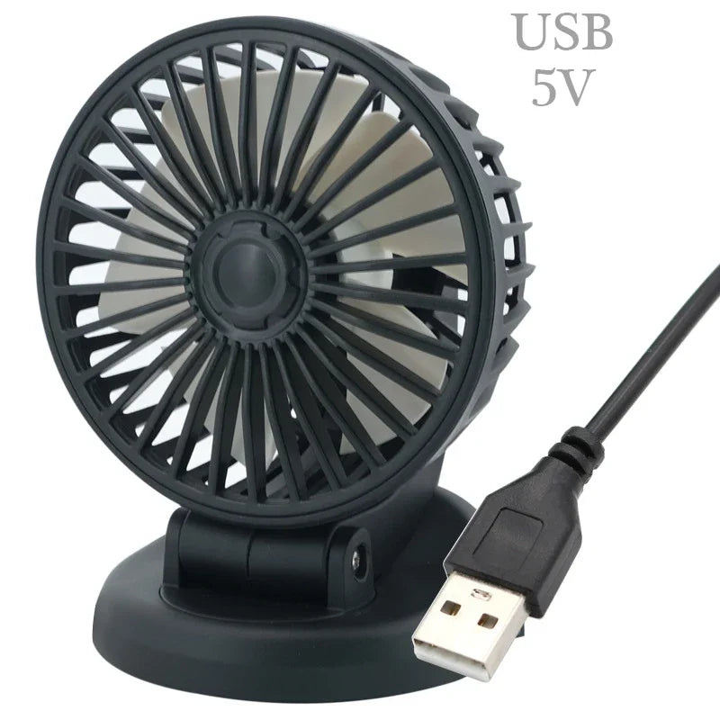 Robuster Auto-Ventilator für PKW, LKW & Wohnmobil. Verfügt über USB, 12V & 24V Anschluss. Ideale Kühlung als Autozubehör.