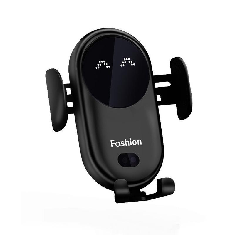 Komfortabler Autohandyhalter mit kabelloser Ladefunktion, sicherer Halt für Navigation und Freisprechen.
