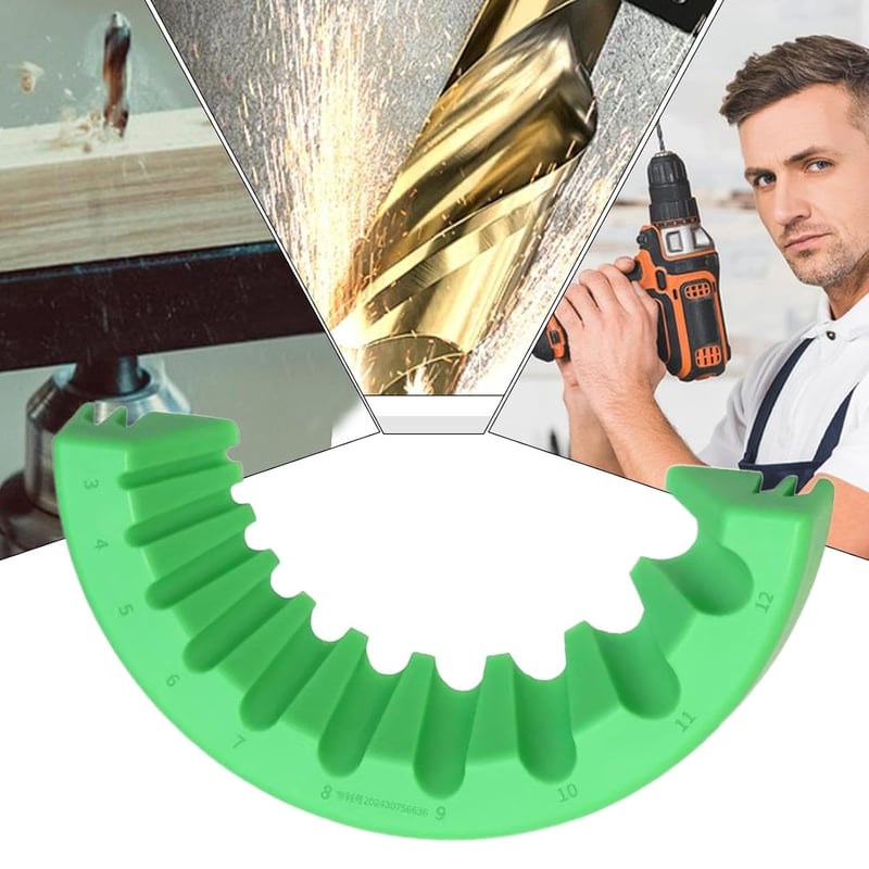 Nahaufnahme: Ein stumpfer Bohrer wird im Schärfgerät präzise geschliffen, für optimale Schnittleistung.