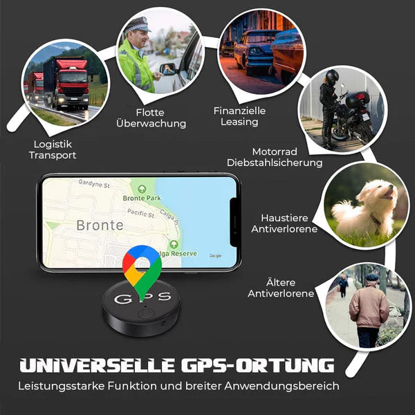 Mini GPS Tracker für diskrete Fahrzeugortung & Wertgegenstände. Kompakt, leicht, bietet zuverlässigen Diebstahlschutz.