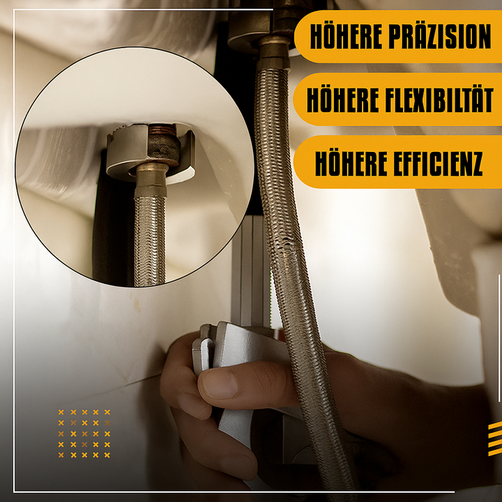 GripMax Duo-Schlüssel: Das flexible Universalwerkzeug aus Aluminiumlegierung für effiziente Reparaturen.