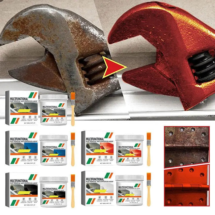 Universal Rostentferner & Metallschutz Spray für dauerhaften Glanz auf Werkzeugen, Autos & im Haushalt.