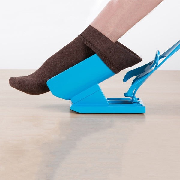 Socken- und Strumpfanzieher für mehr Unabhängigkeit; perfektes Hilfsmittel für Senioren & Menschen mit Mobilitätsproblemen.