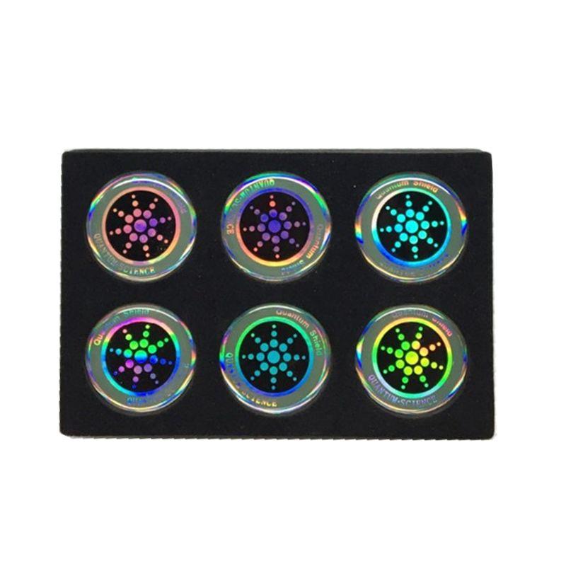 Universal Strahlenschutzaufkleber für Handys & Geräte, 6er-Set gegen Elektrosmog & Strahlung.