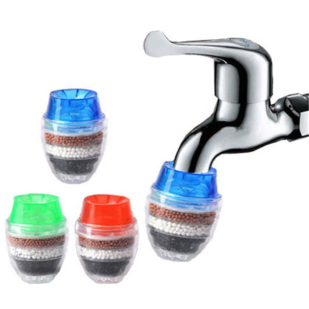 Hochleistungs-Wasserfilter für den Wasserhahn, entfernt Verunreinigungen für reines Trinkwasser.