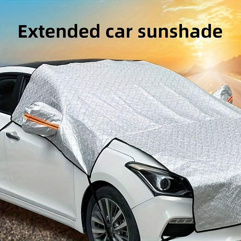 Effektiver Sonnenschutz für die Auto-Frontscheibe hält Innenraum im Sommer kühl und schützt vor UV-Strahlen.