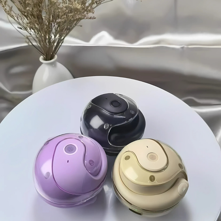 Elegante Verpackung deutet auf die universellen Übersetzer Earbuds als perfektes Geschenk für Weltenbummler hin.