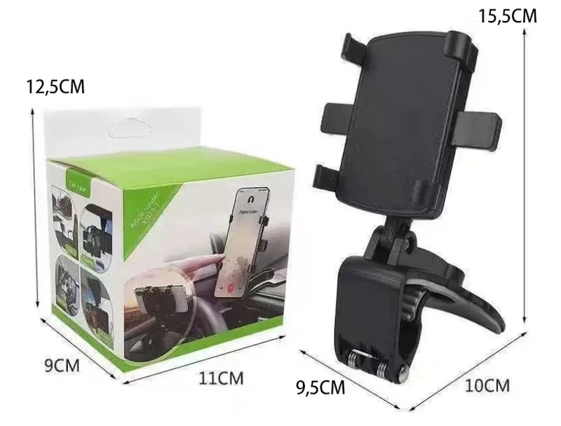 Universal Handyhalterung für Auto-Armaturenbrett. Smartphone-Zubehör für sichere Navigation im KFZ.