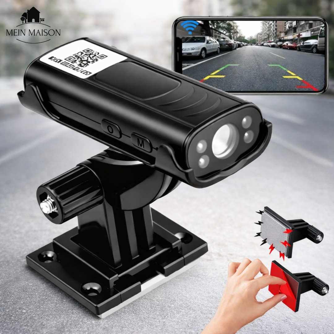 Weitwinkel HD Rückfahrkamera bietet umfassende Sicht hinterm Auto, sicheres Rückwärtsfahren & Parken.