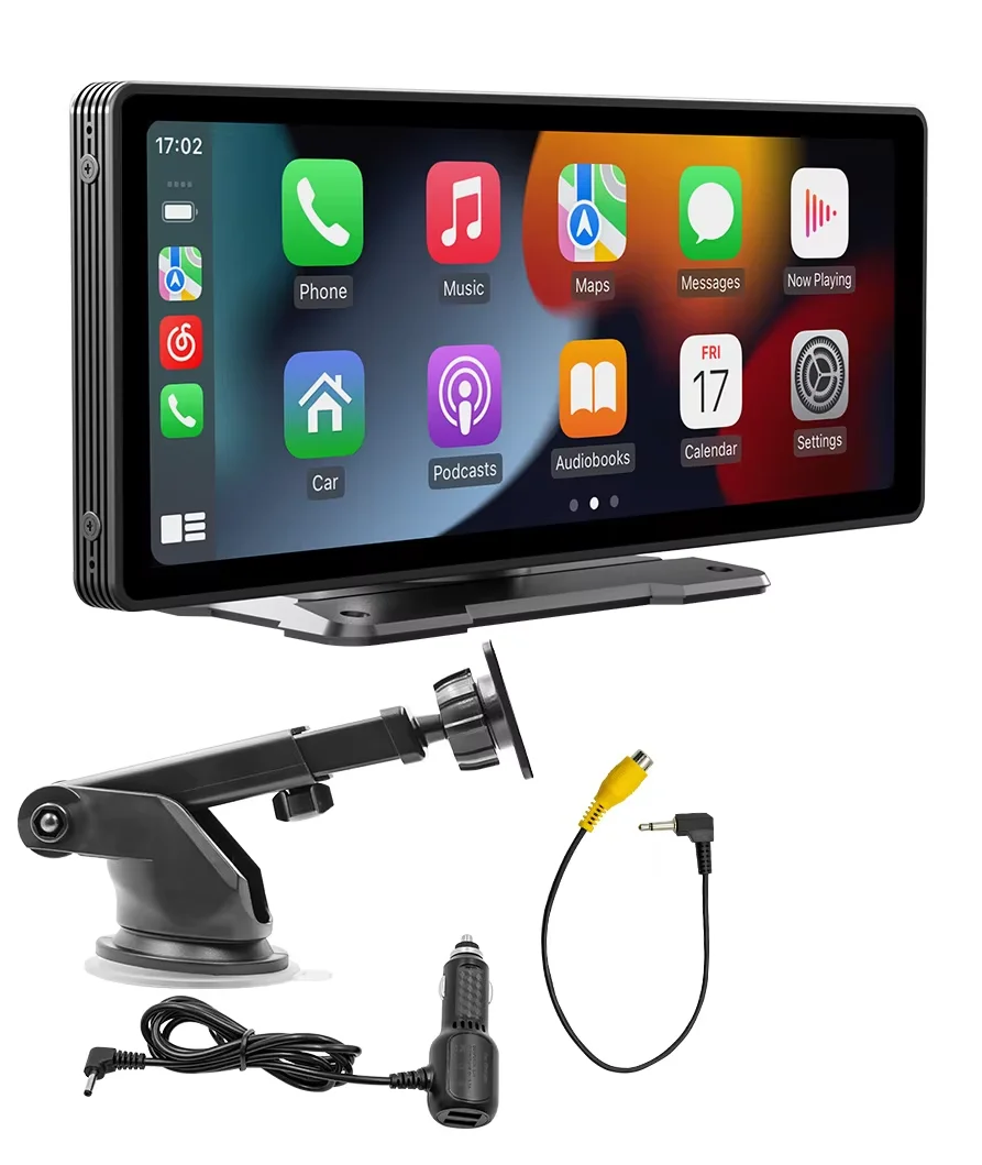 Universeller 10,26-Zoll Auto Multimedia Player mit kabellosem CarPlay & Android Auto für modernes Infotainment.