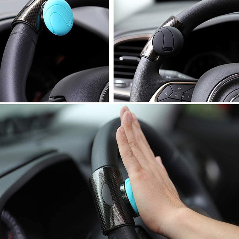Auto Lenkhilfe-Griff, drehbarer Lenkradknopf für besseren Halt und mehr Fahrsicherheit.