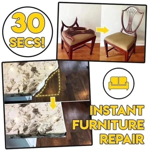 Transparenter Universal Extremer Kleber, unsichtbar nach dem Trocknen; ideal für saubere Reparaturen im Haushalt & beim Basteln.