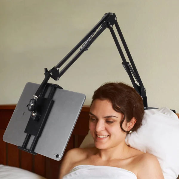 Multimedia Handy- & Tablethalter für entspanntes Filmeschauen oder Gaming im Bett. Universal einsetzbar.