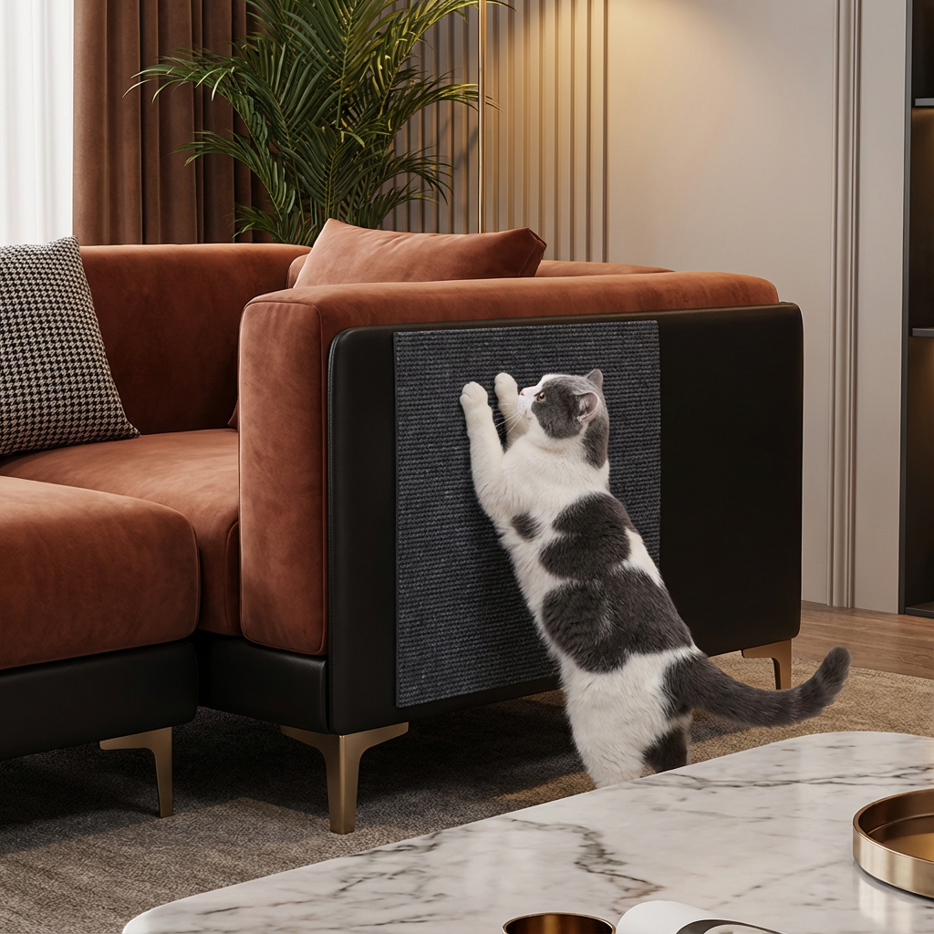 Universeller Katzen Kratzschutz für Möbel. Schützt Sofa & Polster effektiv vor Kratzspuren der Katze.