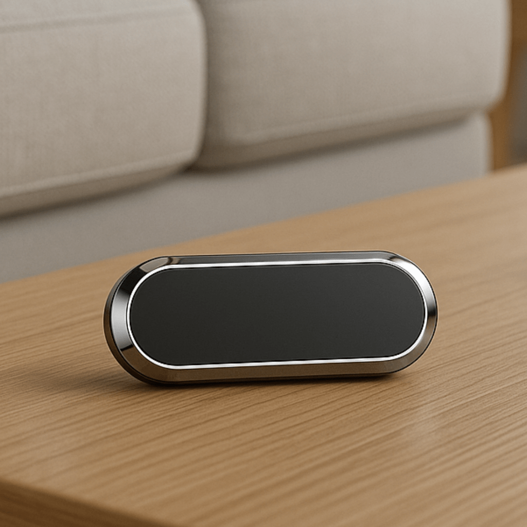 Universeller Magnet-Handyhalter für Auto & Schreibtisch, 360° drehbar, sichere Smartphone-Befestigung.