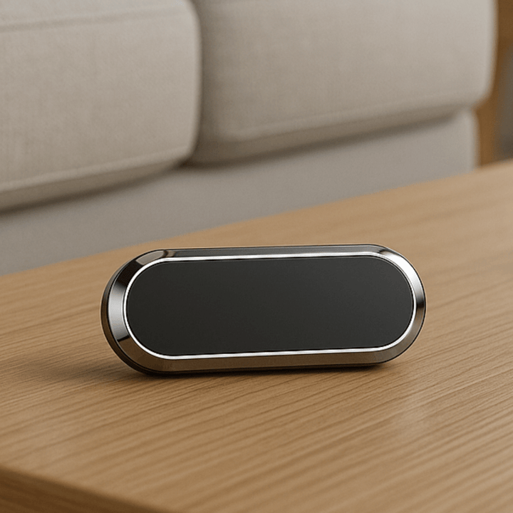 Universeller Magnet-Handyhalter für Auto & Schreibtisch, 360° drehbar, sichere Smartphone-Befestigung.