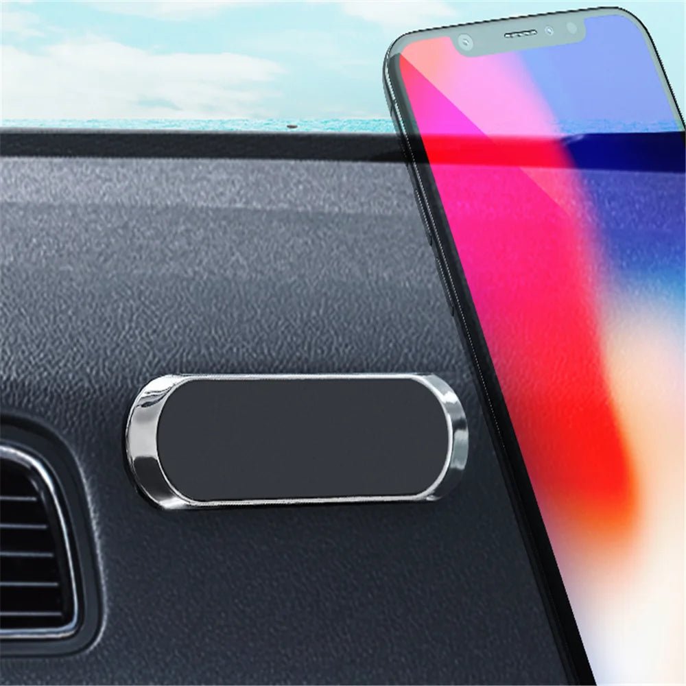 Magnetischer Handyhalter für sichere Smartphone-Befestigung im Auto, 360° drehbar, Kfz-Zubehör.
